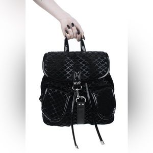 KILLSTAR Mermaid suede mini backpack